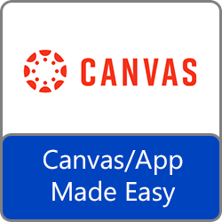 canvas made easy button large