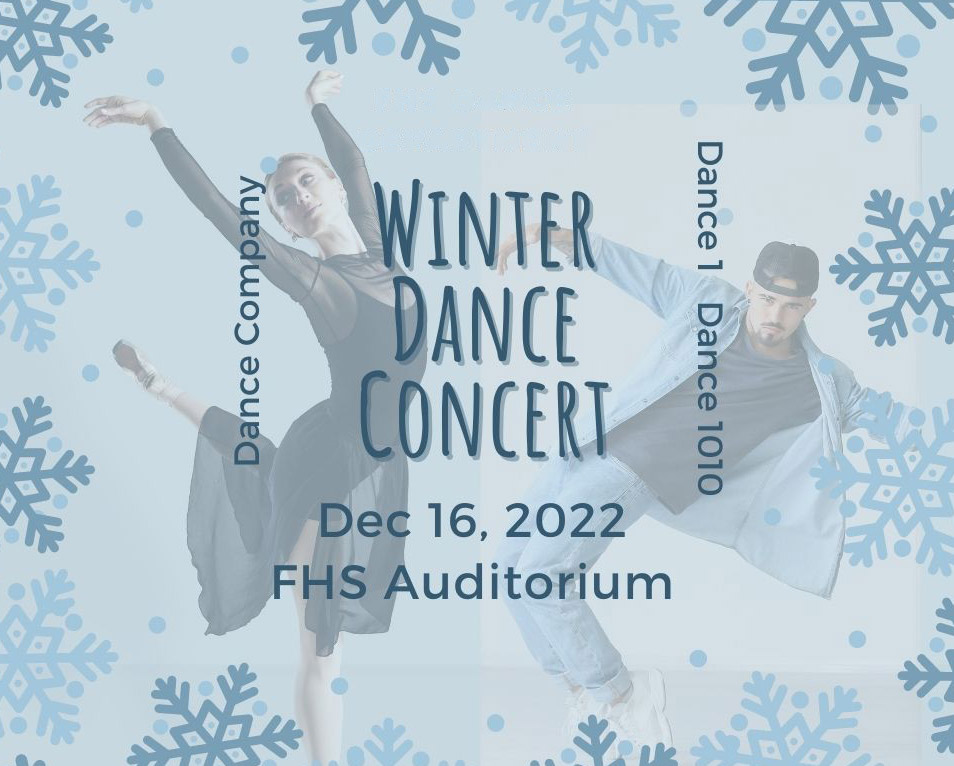 Dance Concert Dec 16, 2022. Click for tickets.